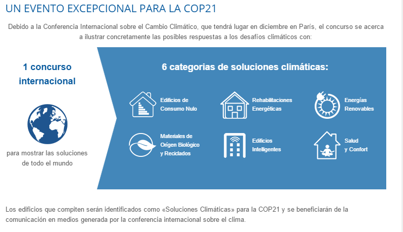 Concurso internacional de Construcción Sostenible